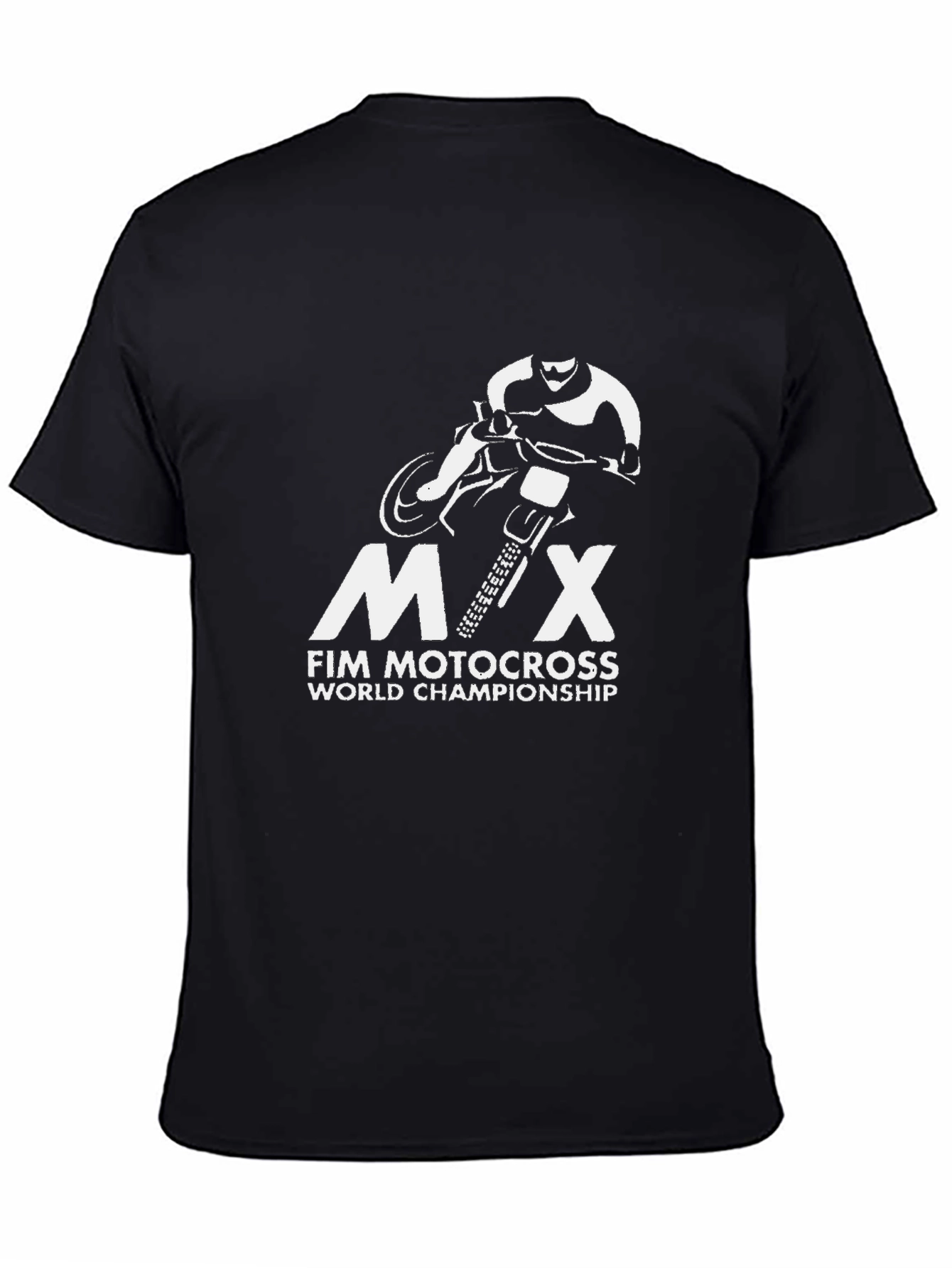 MX FIM Motocross World Championship Black T-Shirt