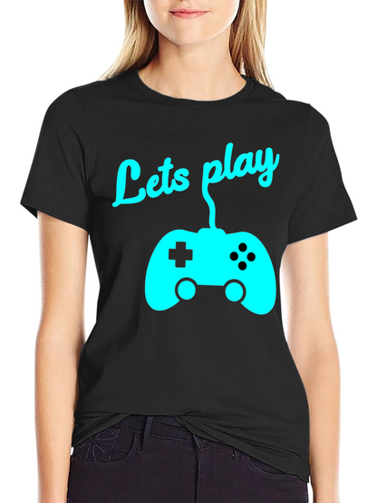 Lets Play Gaming T-Shirt for Gamers