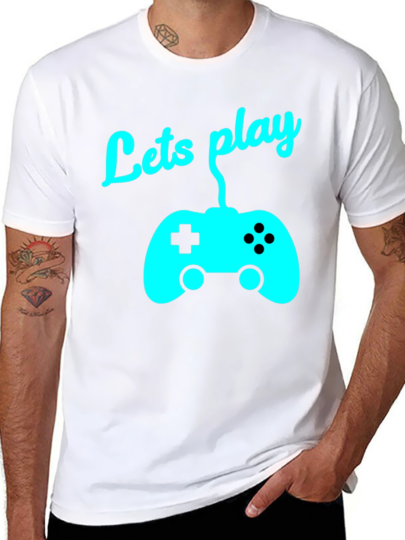 Lets Play Gaming T-Shirt for Gamers