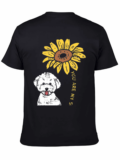 Sunflower Dog T-Shirt - You Are My Sunshine