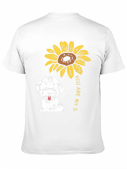 Sunflower Dog T-Shirt - You Are My Sunshine