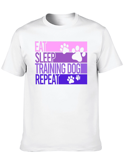 Eat Sleep Training Dog Repeat T-Shirt