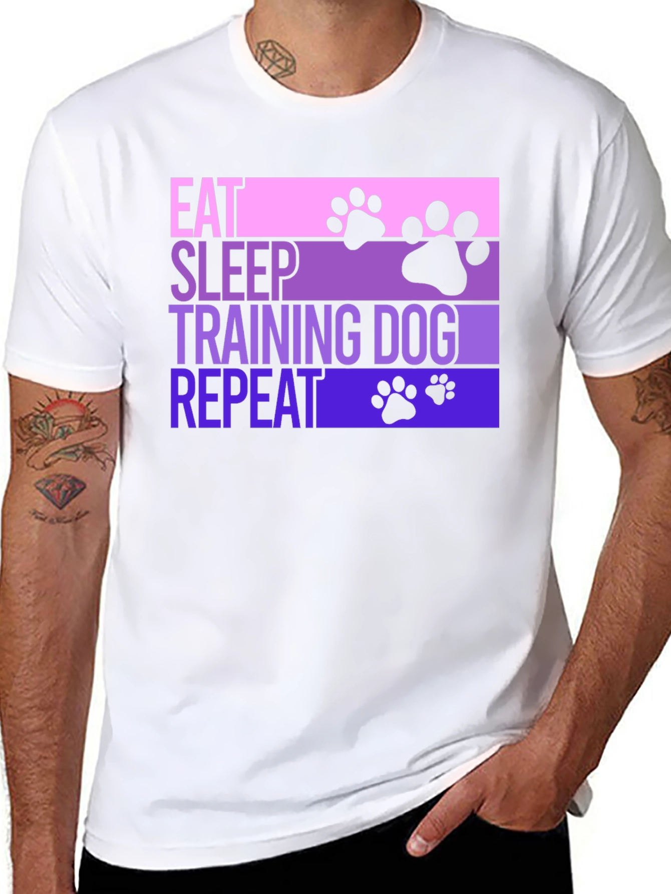 Eat Sleep Training Dog Repeat T-Shirt