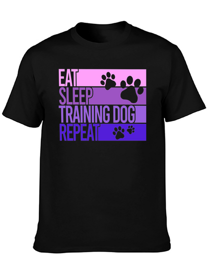 Eat Sleep Training Dog Repeat T-Shirt