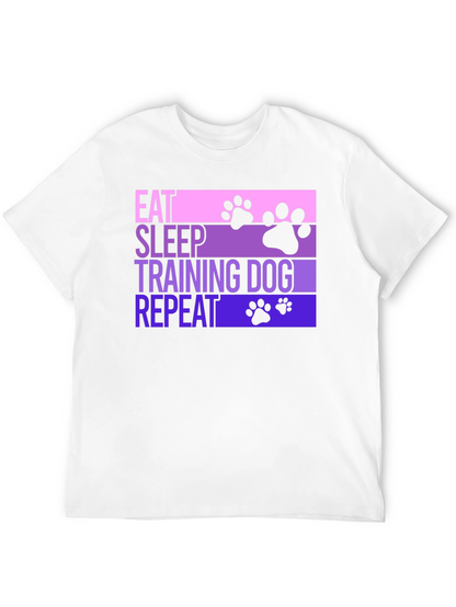 Eat Sleep Training Dog Repeat T-Shirt