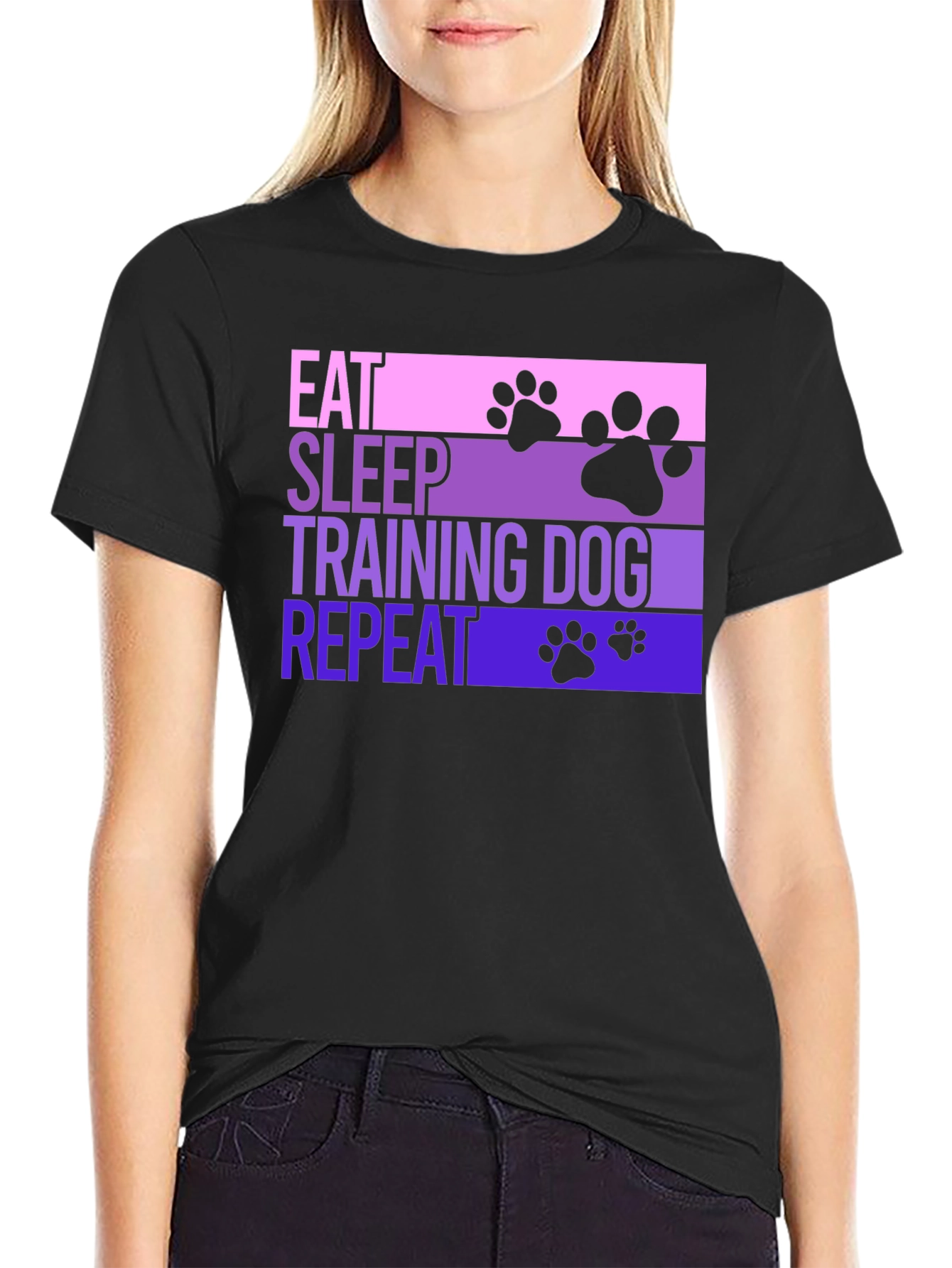 Eat Sleep Training Dog Repeat T-Shirt