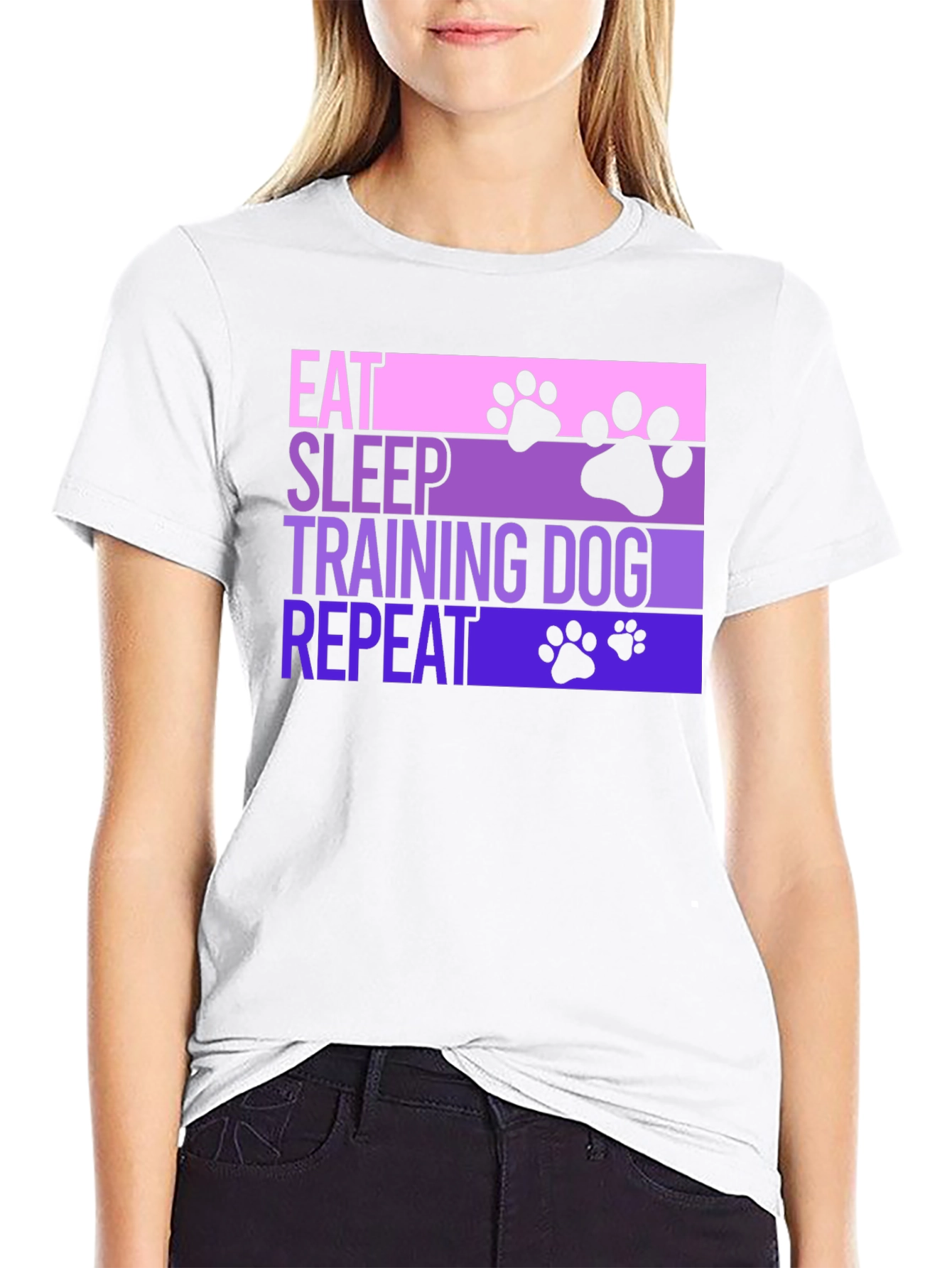 Eat Sleep Training Dog Repeat T-Shirt