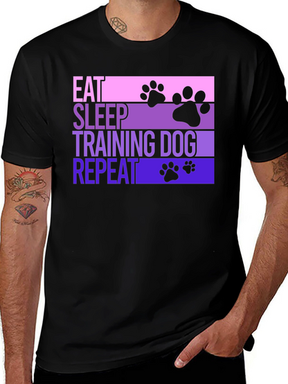 Eat Sleep Training Dog Repeat T-Shirt