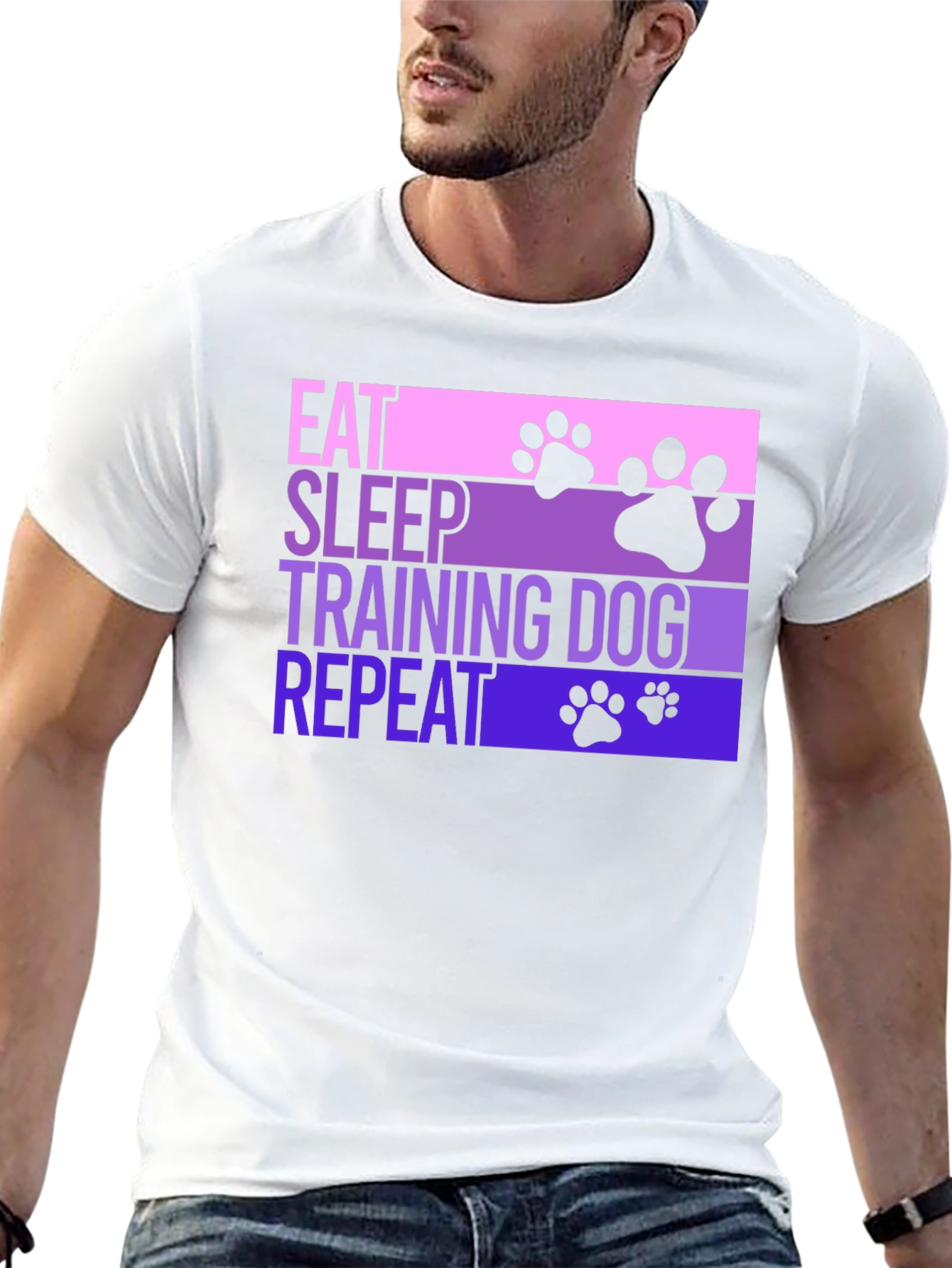 Eat Sleep Training Dog Repeat T-Shirt