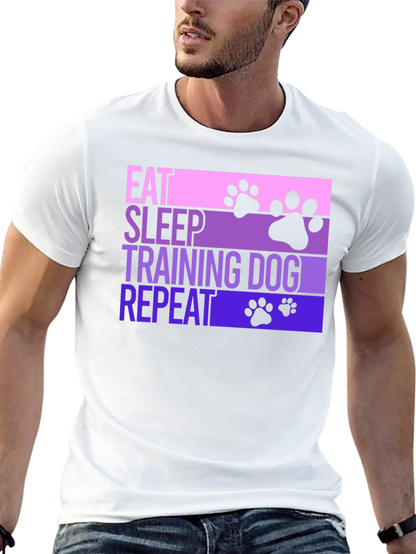 Eat Sleep Training Dog Repeat T-Shirt