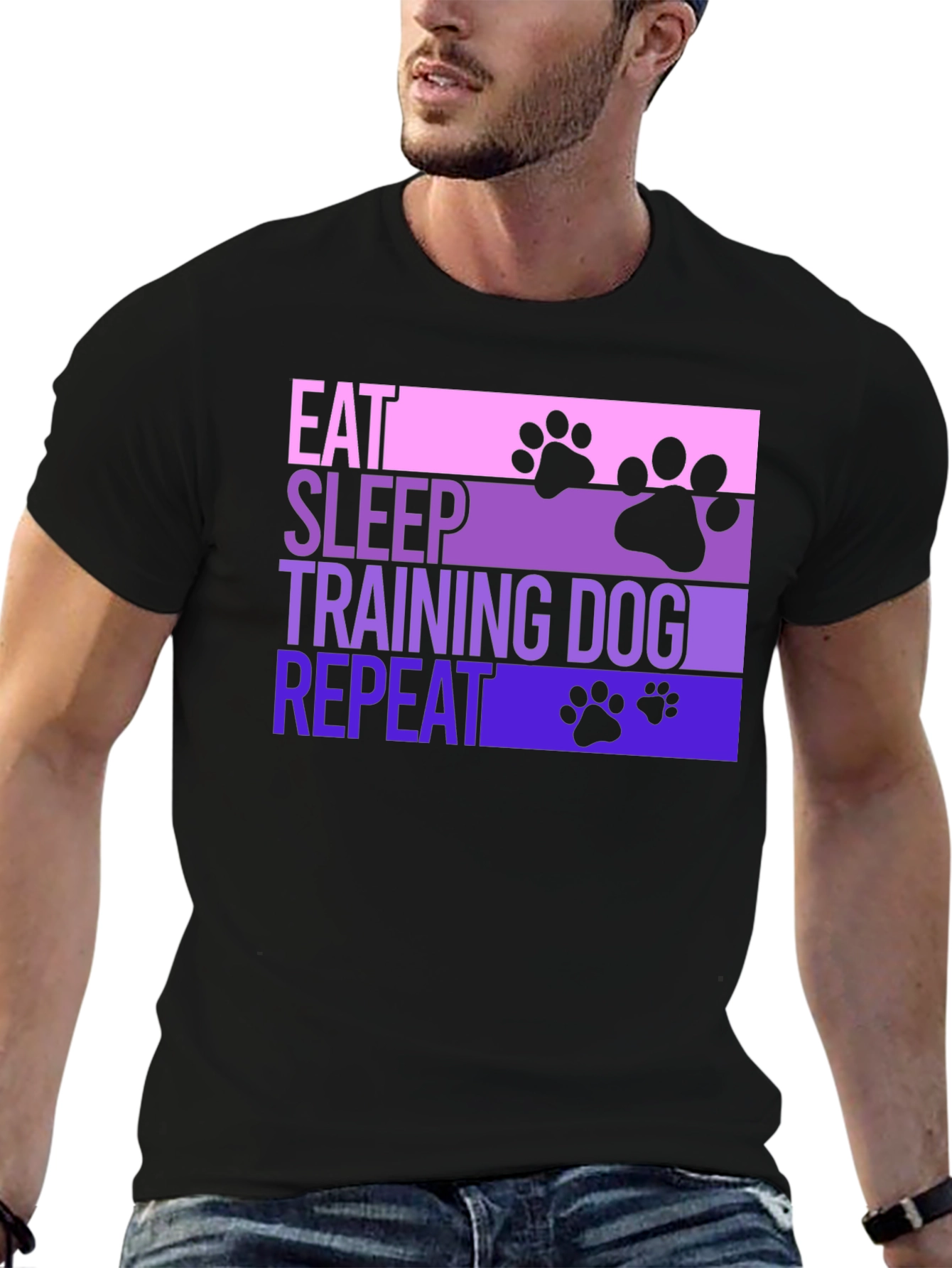 Eat Sleep Training Dog Repeat T-Shirt