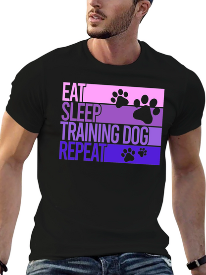 Eat Sleep Training Dog Repeat T-Shirt