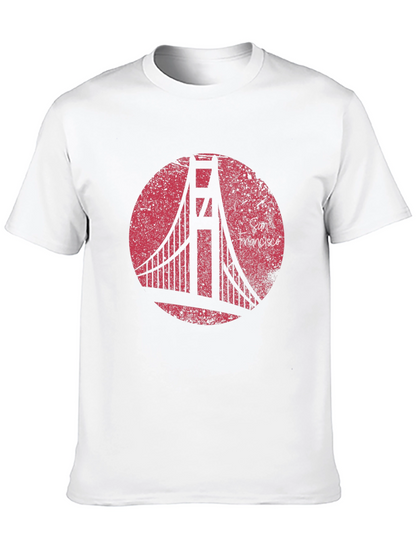 San Francisco Bridge Graphic T-Shirt - Black