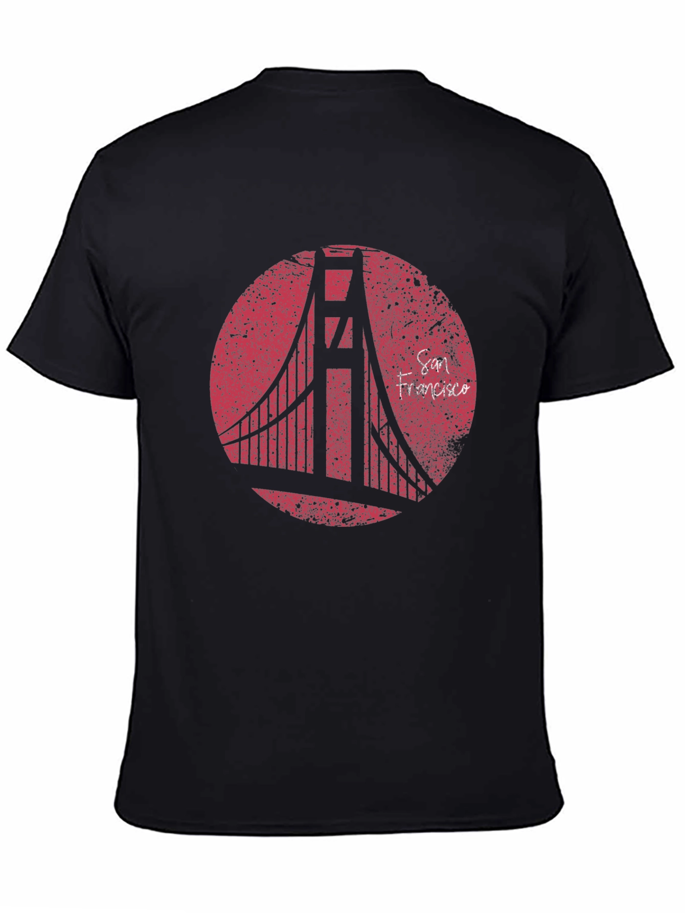 San Francisco Bridge Graphic T-Shirt - Black