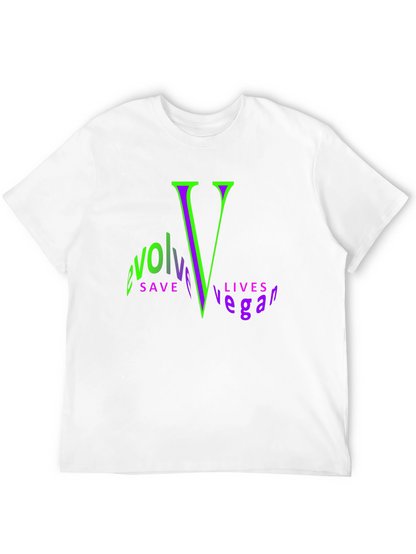 Evolve Vegan Graphic Tee - Save Lives