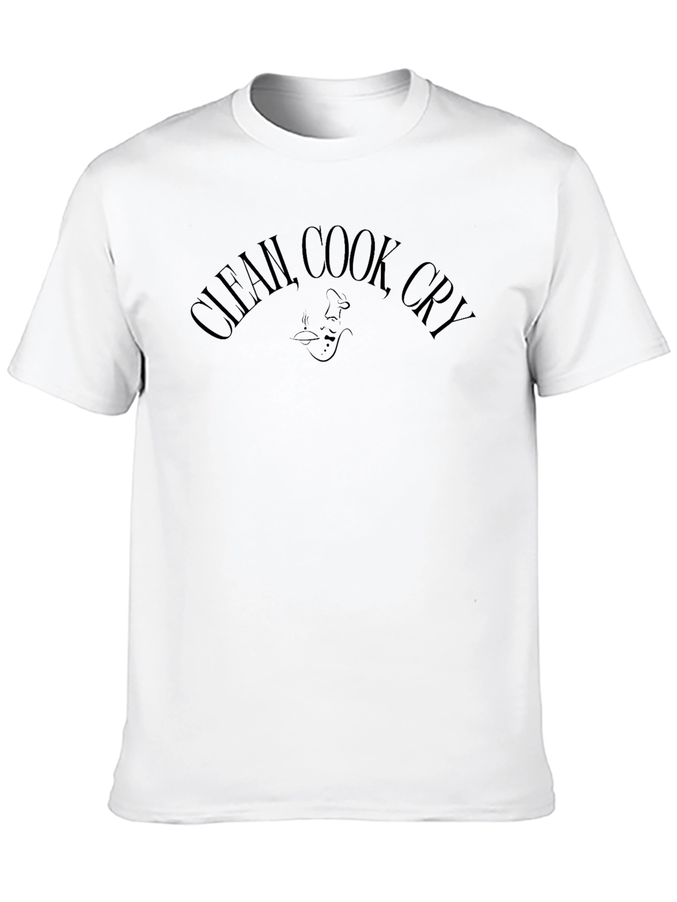 Clean Cook Cry - Unisex Black Tee