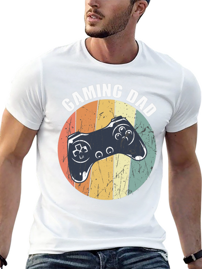 Gaming Dad T-Shirt Retro Controller Design