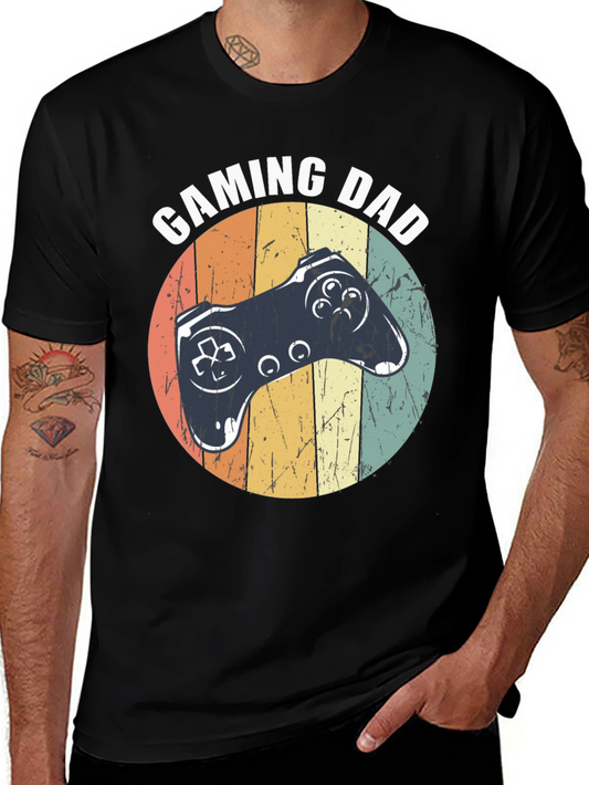 Gaming Dad T-Shirt Retro Controller Design