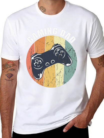 Gaming Dad T-Shirt Retro Controller Design