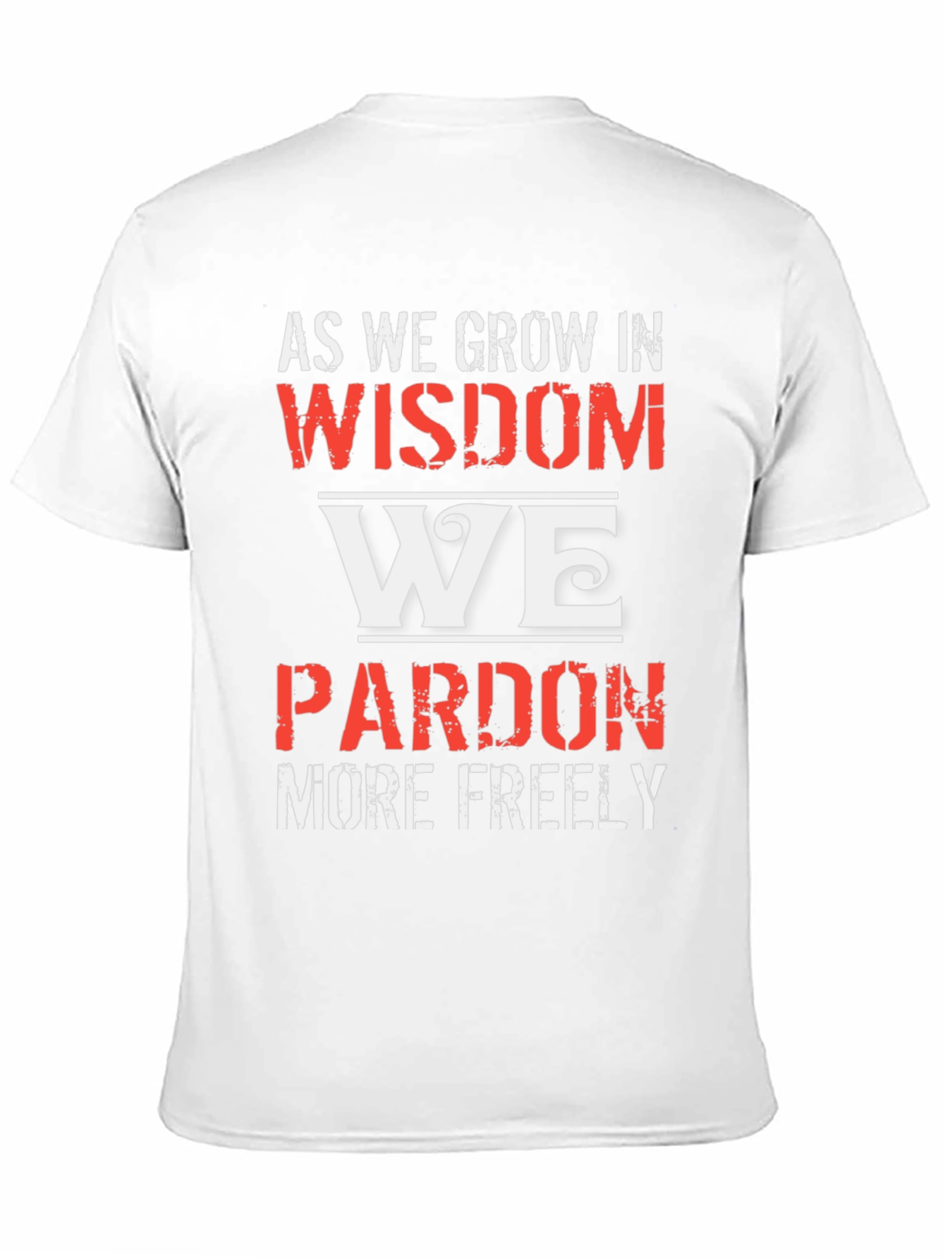 Wisdom Pardon Graphic Tee - Black