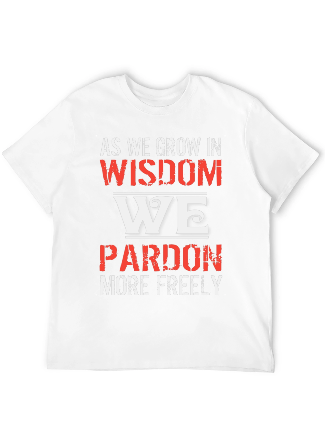 Wisdom Pardon Graphic Tee - Black