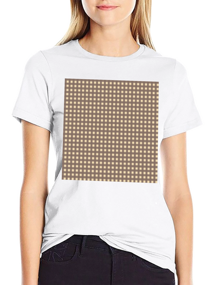 Checkered Patterned T-Shirt