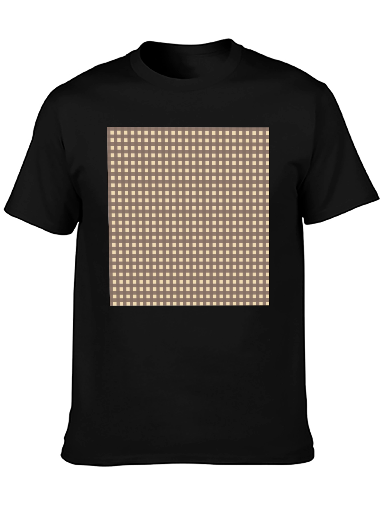Checkered Patterned T-Shirt