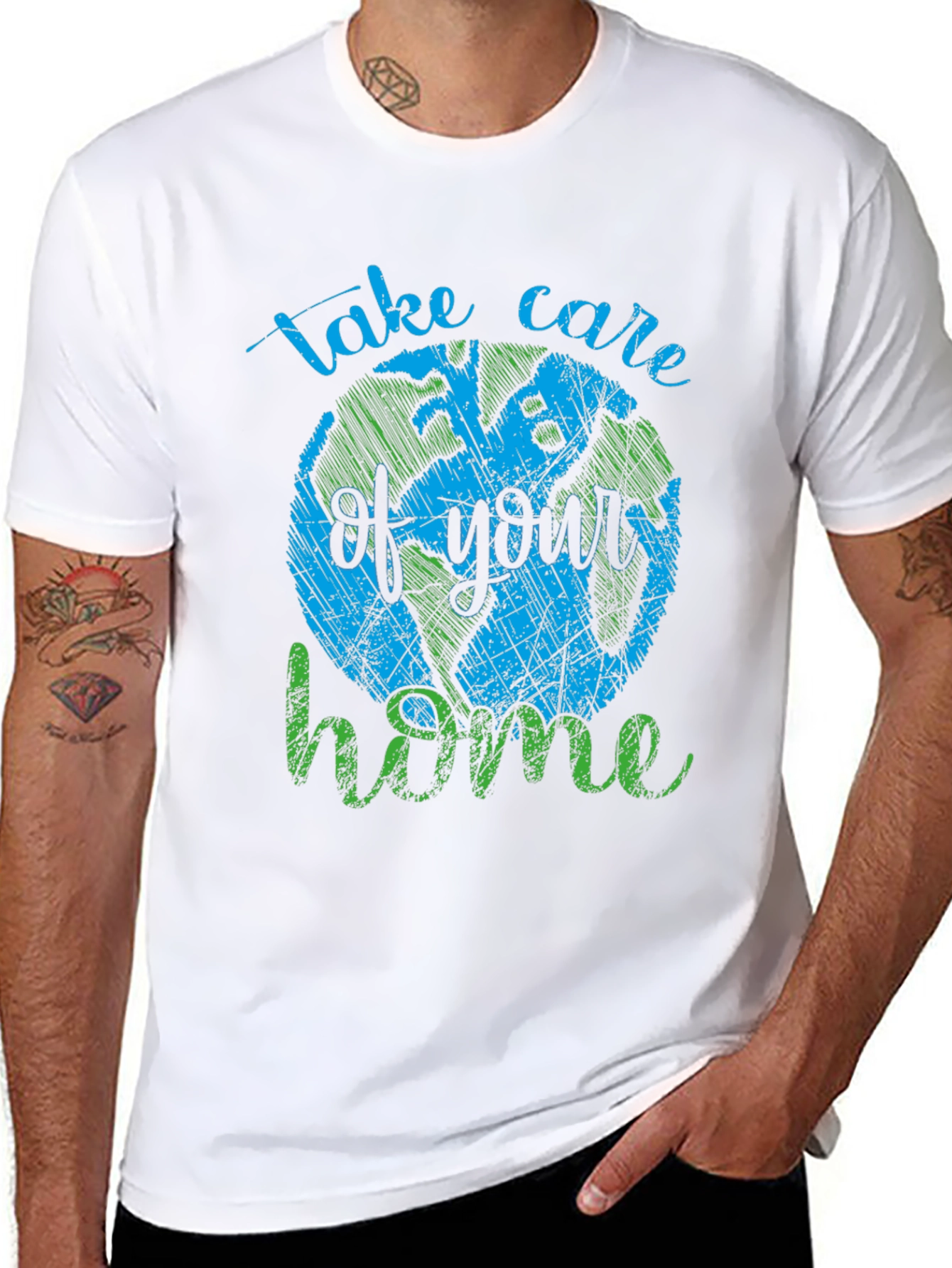 Earth Day T-Shirt - Take Care of Your Home
