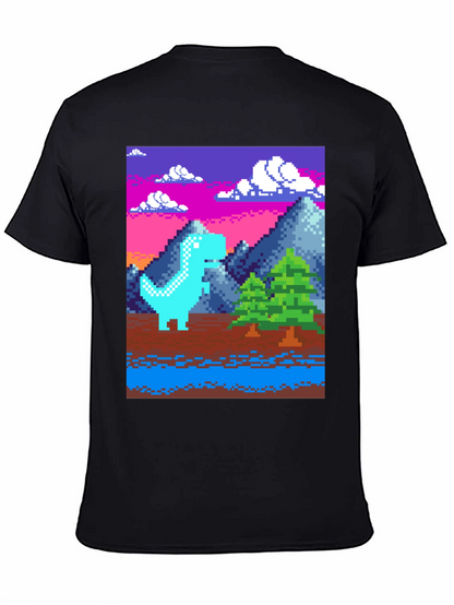 Pixel Dino T-Shirt - Retro Gaming Style