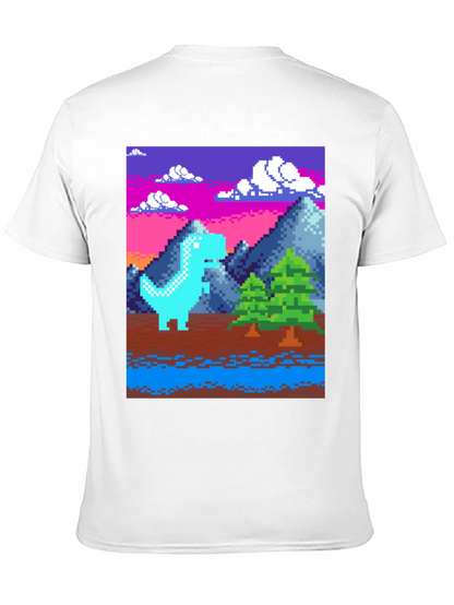 Pixel Dino T-Shirt - Retro Gaming Style