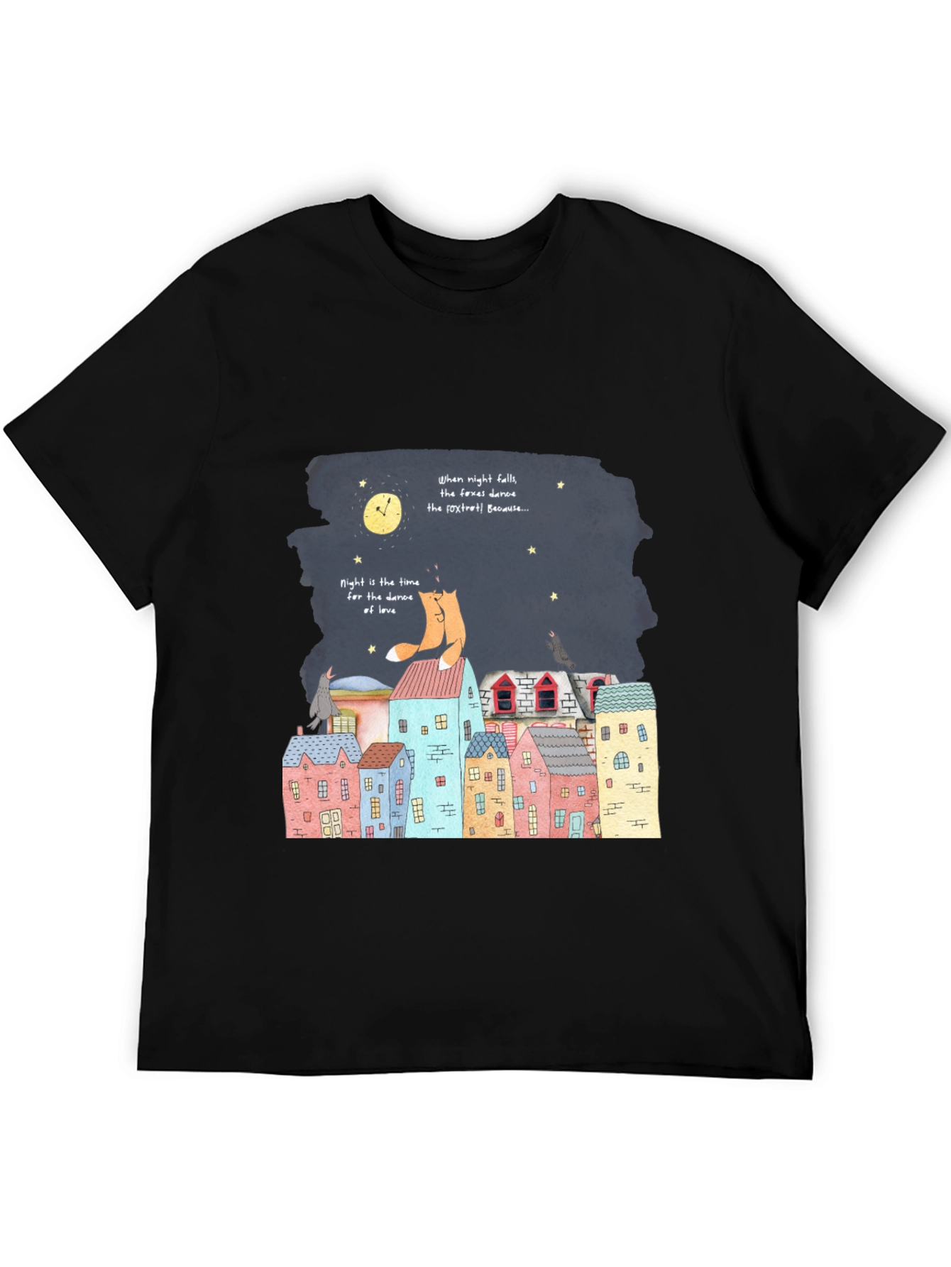 Fox Trot Graphic Tee - Midnight Dance