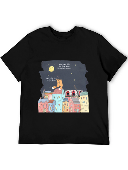 Fox Trot Graphic Tee - Midnight Dance