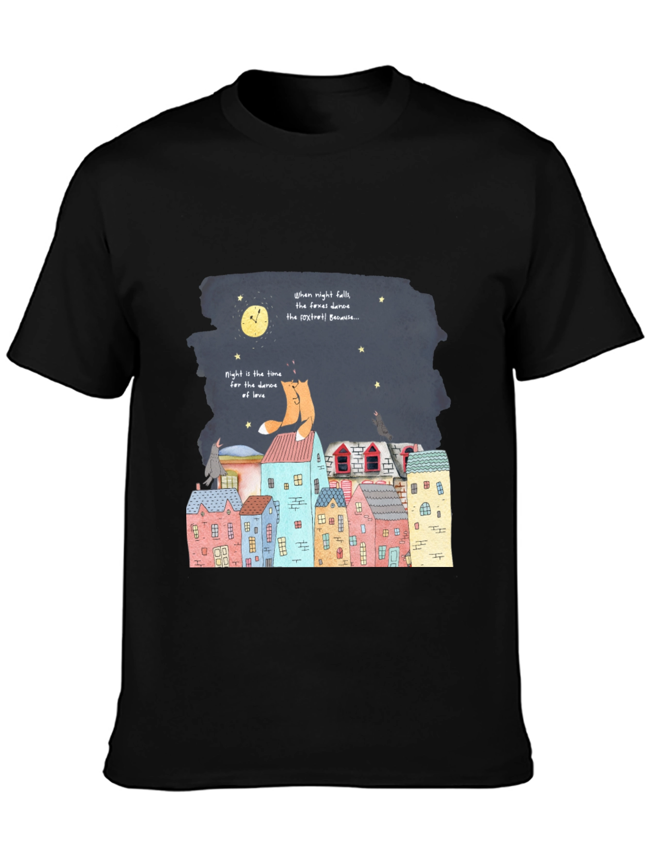 Fox Trot Graphic Tee - Midnight Dance