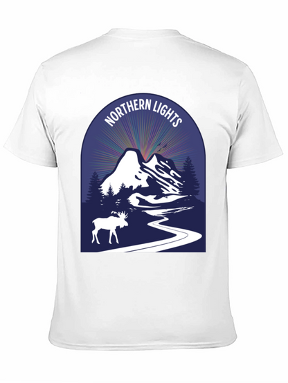 Northern Lights Moose Graphic Tee