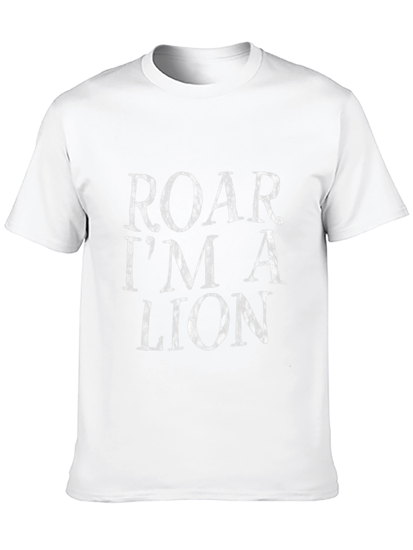 Roar Im A Lion Black T-Shirt