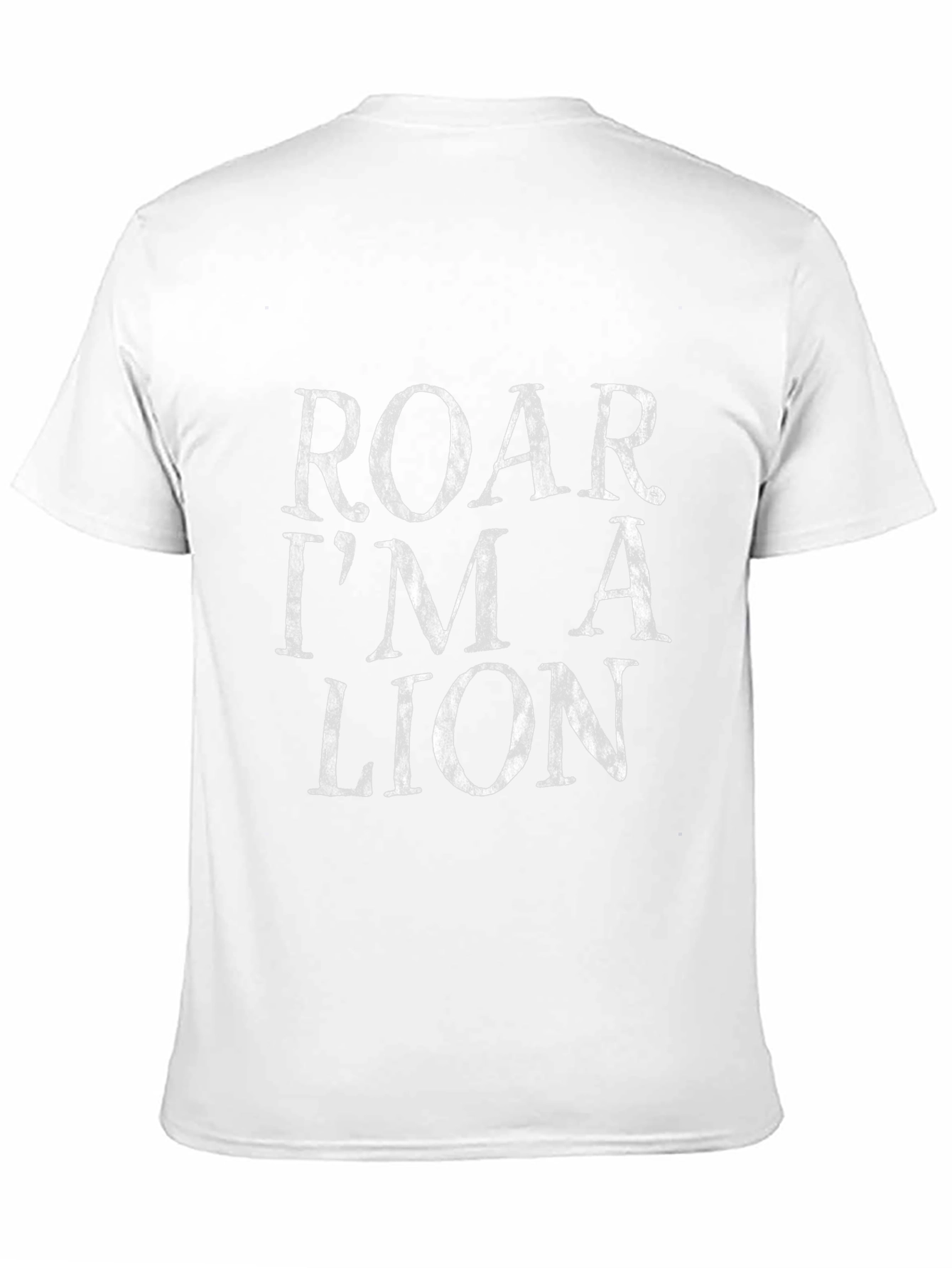 Roar Im A Lion Black T-Shirt