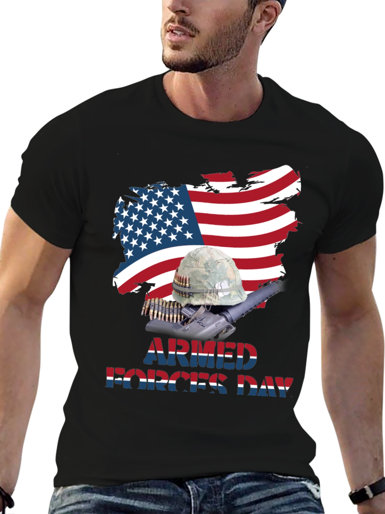 Armed Forces Day Graphic T-Shirt