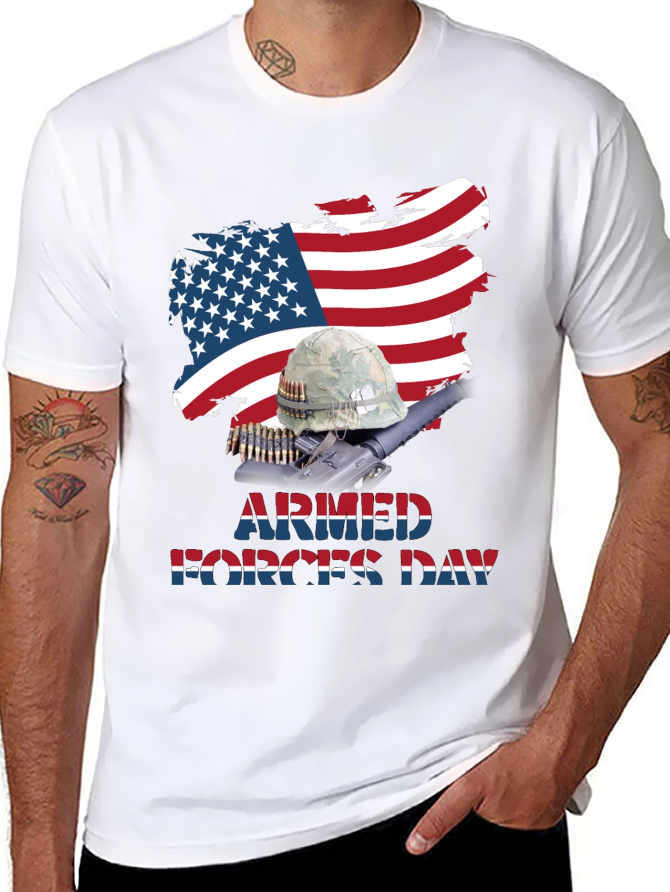 Armed Forces Day Graphic T-Shirt