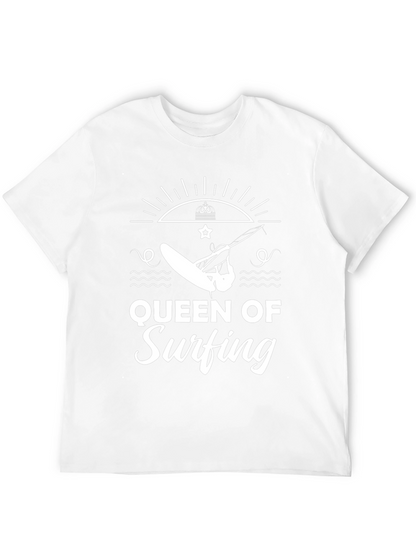 Queen of Surfing Black Graphic Tee
