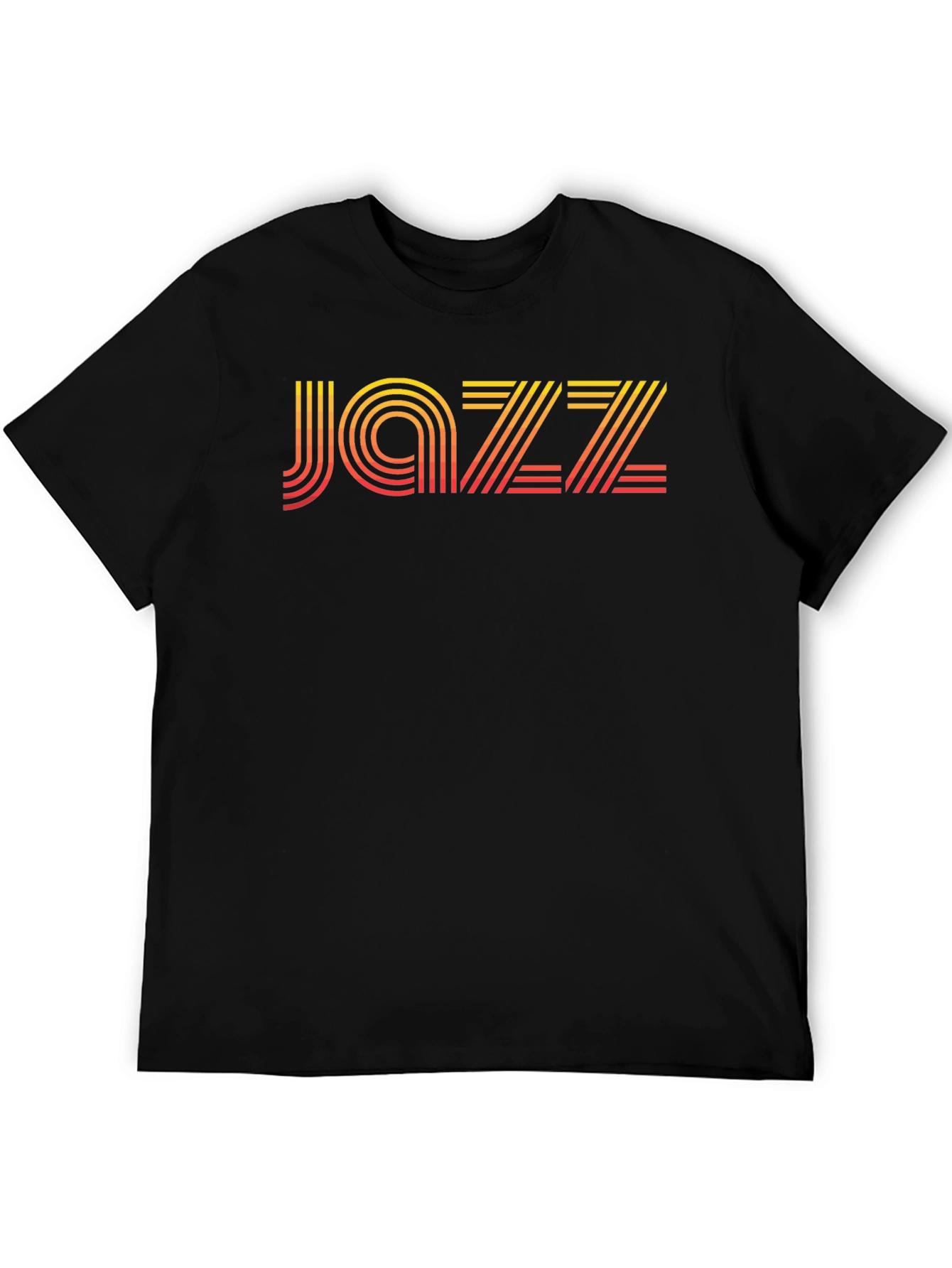 Retro Jazz Graphic T-Shirt - Black