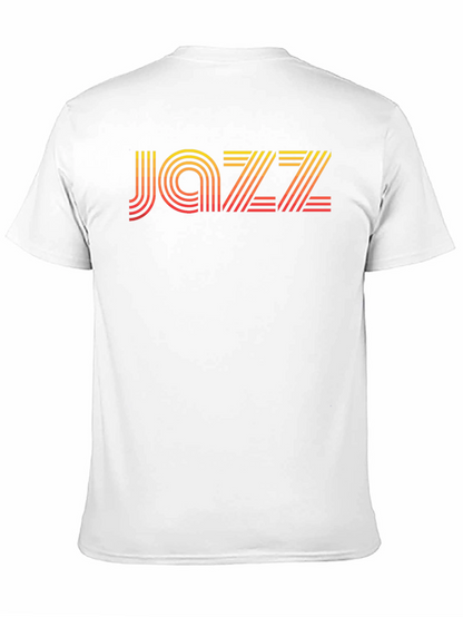 Retro Jazz Graphic T-Shirt - Black