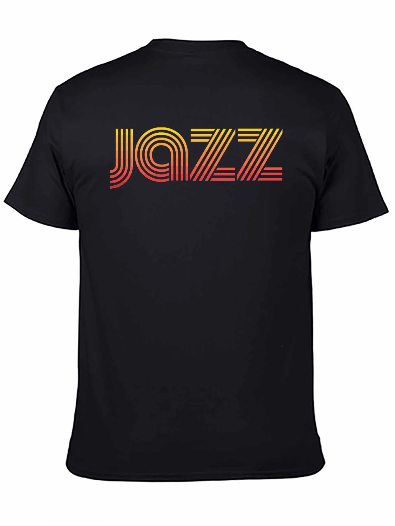 Retro Jazz Graphic T-Shirt - Black