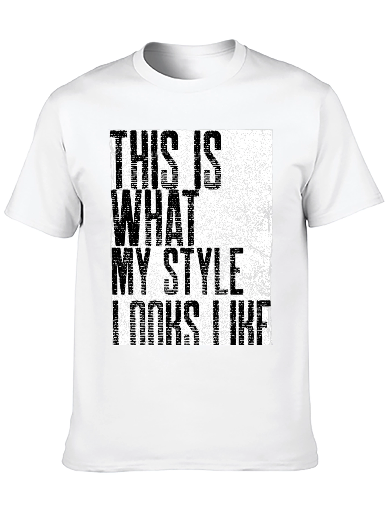 Stylish Graphic Print Mens Black T-Shirt