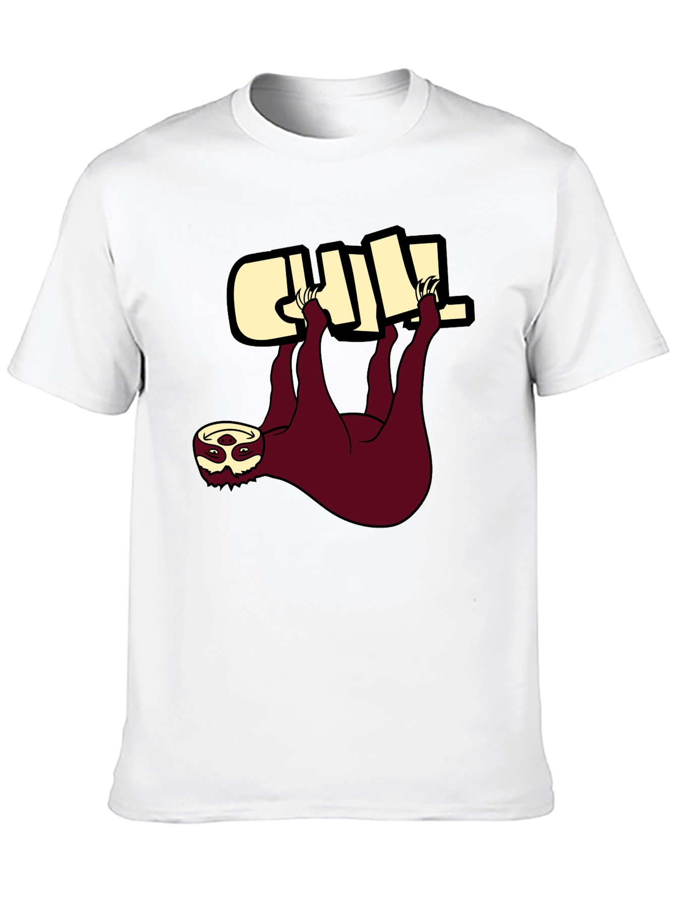 Chill Sloth Graphic Tee - Relaxed Fit