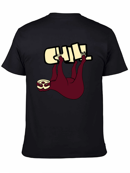 Chill Sloth Graphic Tee - Relaxed Fit