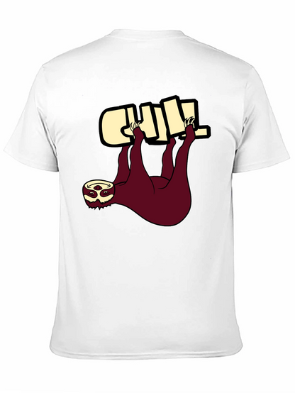 Chill Sloth Graphic Tee - Relaxed Fit