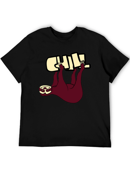 Chill Sloth Graphic Tee - Relaxed Fit