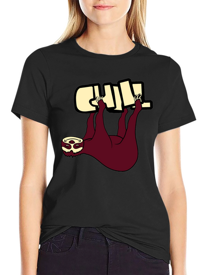 Chill Sloth Graphic Tee - Relaxed Fit