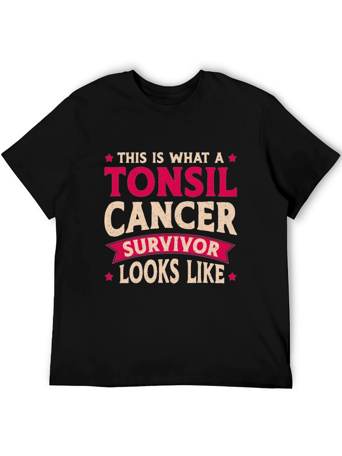 Tonsil Cancer Survivor Graphic T-Shirt