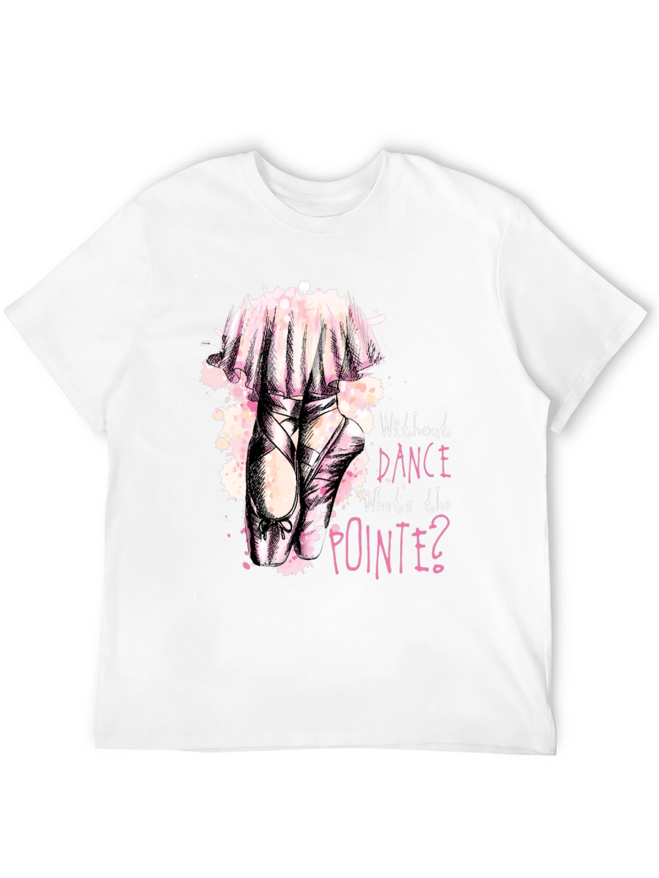 Dance Pointe Tee - Black Graphic T-Shirt